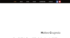 Desktop Screenshot of matteocrugnola.com