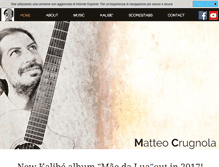 Tablet Screenshot of matteocrugnola.com